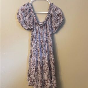 Floral Puff Sleeve Dress 5/$50